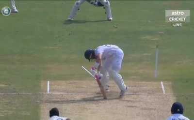 Clean bowled by the girl in glasses