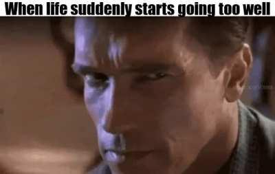 she must be up to something