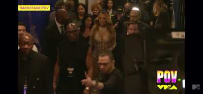 Mariah Backstage at the VMAs