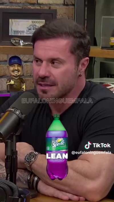 Pela manhã dopado de codein com a minha gang