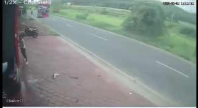 Woman Catches Some Air