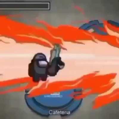 Among Us shooting yourself in the face