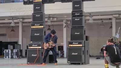 Brian having a shred at K&D