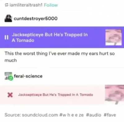 Jack but he’s trapped in a tornado