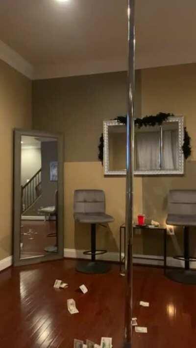 Towards the end before she came back on