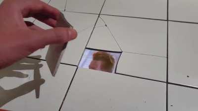 An unusual bathroom tile