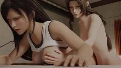 Aerith fisting Tifa