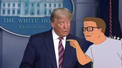 Someone has to break it to him.