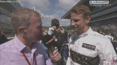 Brundle gives a lucky nipple tweak to Jenson