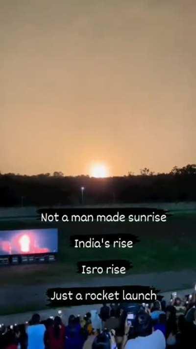 Indian Rocket Turning Night into Day