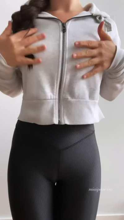 Sweaters keep me warm, but so does your cum...