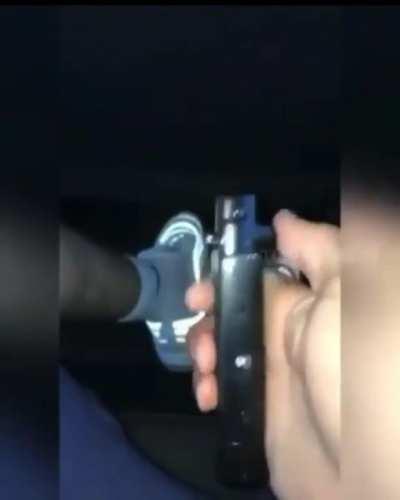 Playing with a knife