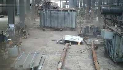 Worker Killed While Welding on Transformer ( the combustible gas in the transformer exploded)