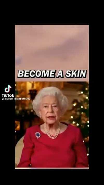 Queen Lizzy with the item shop drip