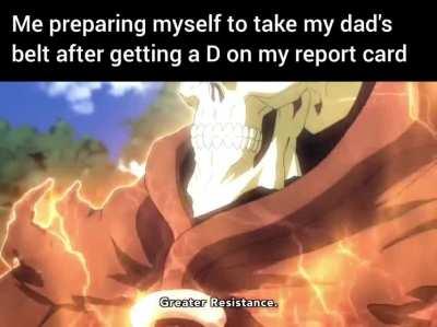 His belt be negating the buffs like I negate my responsibilities