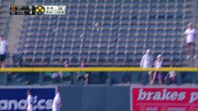 [Highlight] Evan Longoria extends the Giants 9th inning lead with a 2-RBI double