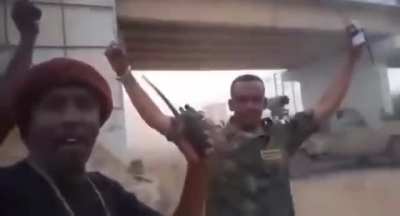 Sudanese army modified a Toyota Land Cruiser truck with S-8 rocket launchers used to attack RSF.