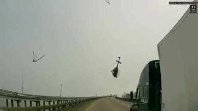 Helicopter Brutally SLams The Pavement...