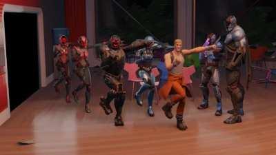 The Seven are clearly enjoying their time off