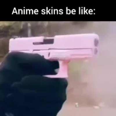 In a action game this skins are silly