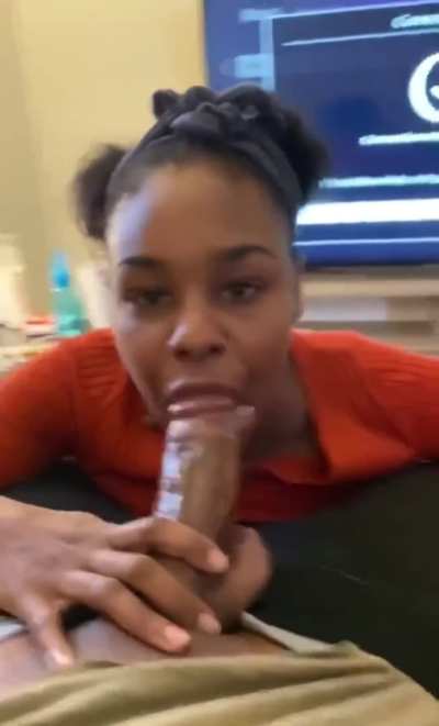 She loves to show love to her man's dick