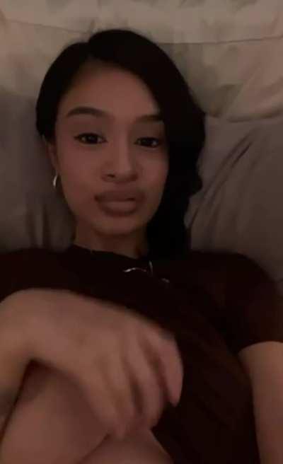 cute face, perfect breast