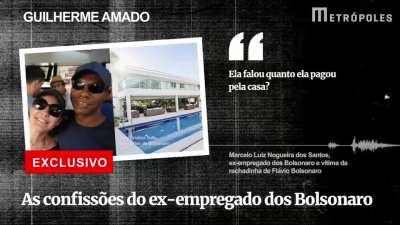 “Ex-mulher de Bolsonaro ficava com 80% do meu salário”, diz homem que trabalhou para família Bolsonaro. Marcelo Luiz dos Santos, que trabalhou 14 anos para o clã Bolsonaro, afirma que Ana Cristina comandava rachadinha na Alerj.