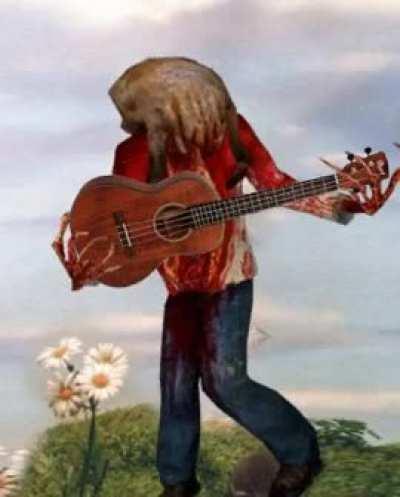 Zombie sings Happy Go Lucky Me!