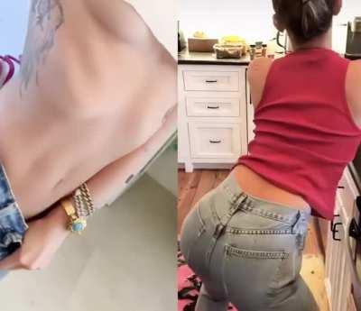 Bratty Miley Cyrus teasing you, while knowing how weak you are for her. She offers you to 