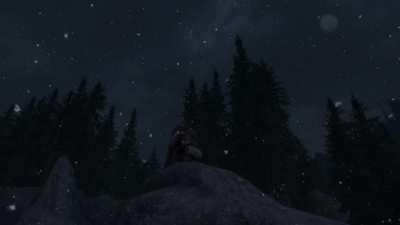 Spending Christmas Eve in Skyrim