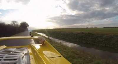 HMB while I wakeboard behind this ferrari