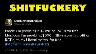 Australia is in Dire Straits. We need RATS FOR FREE!