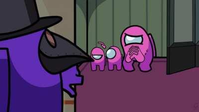 After one month of work on Procreate, I finally finished animating one of Pewds's funniest moments on Among Us ! :)