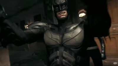 Switched Batman and Catwoman character models.