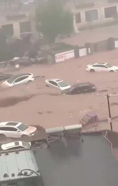 July 31. Shocking footage of flood in China, Beijing