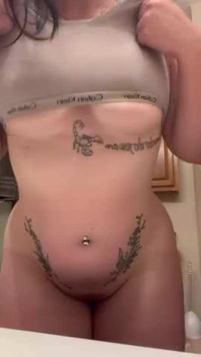 I didn’t like my boobs for a really long time but now I think they’re perfect