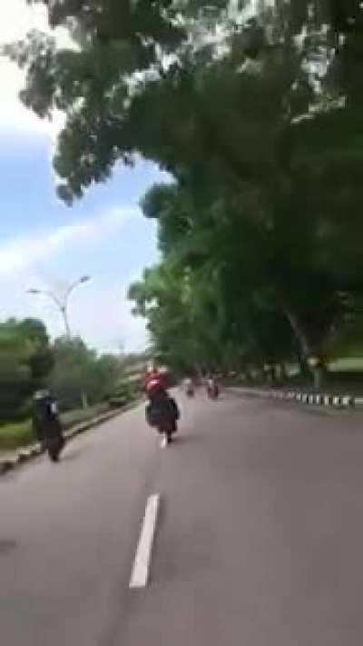 HMFT after I practice wheelie on public road