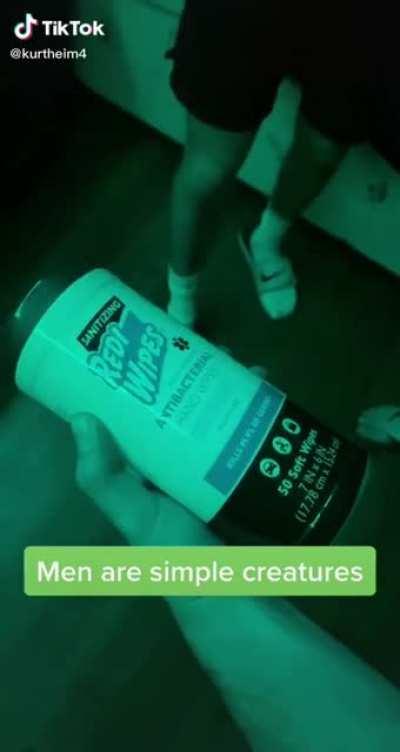 Men are simple creatures