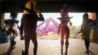 Fortnite the end trailer for cp2 but replaced the music with dooms gate