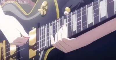 bocchi if she was a good guitarist