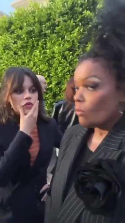 Jenna Ortega and Nicole Brown