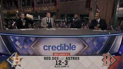 RED SOX VS ASTROS ALCS GAME 3 POSTGAME