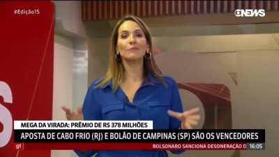 Maria Beltrão da GloboNews, senhoras e senhores!