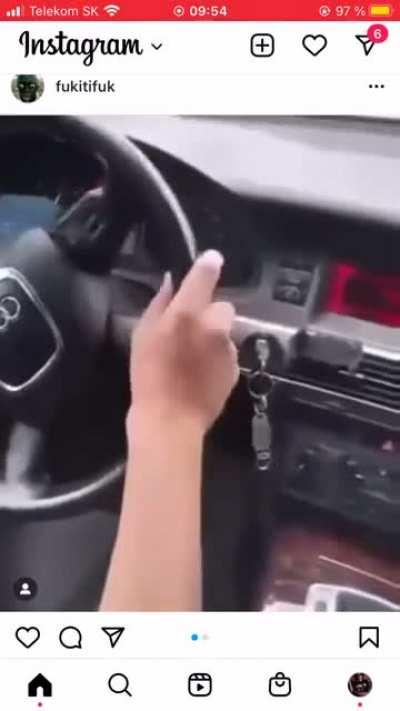 14 yo kid crashes a car