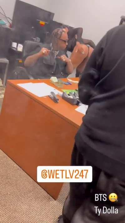 Ty recording something 