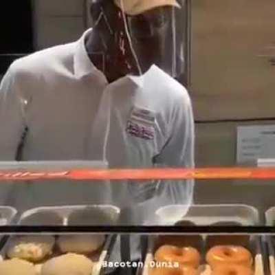 When you're really hungry for a doughnut but have no money.