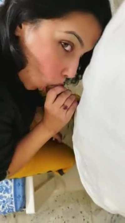 Look at me while I destroy this cock