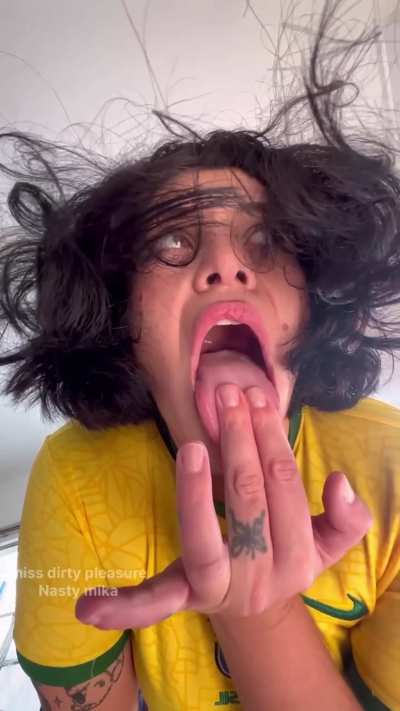 Fingers in my mouth, teasing your deepest fantasies