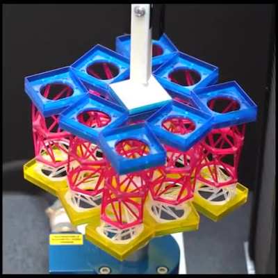 3D Printed Auxetic Rotating‑Square Sheets + Kresling‑Style Tubular Origami