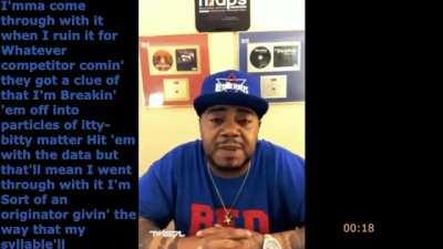 Throwback video of Chicago rapper Twista murdering everyone doing the GODZILLA Challenge.| Twista once holds the title of fastest English-speaking rapper in the world according to Guinness World Records in 1992, being able to pronounce 598 syllables in 55